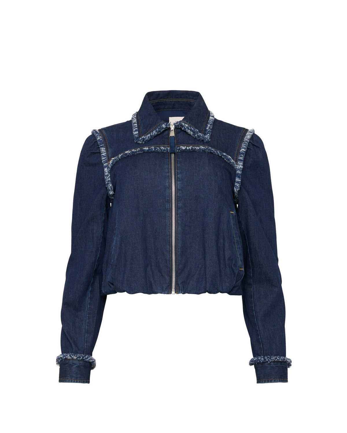 Cinq à Sept Bicolor Fringe Indria Jacket