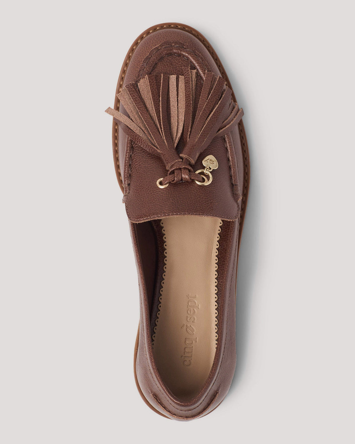 Cinq à Sept Remi Leather Tassel Loafer