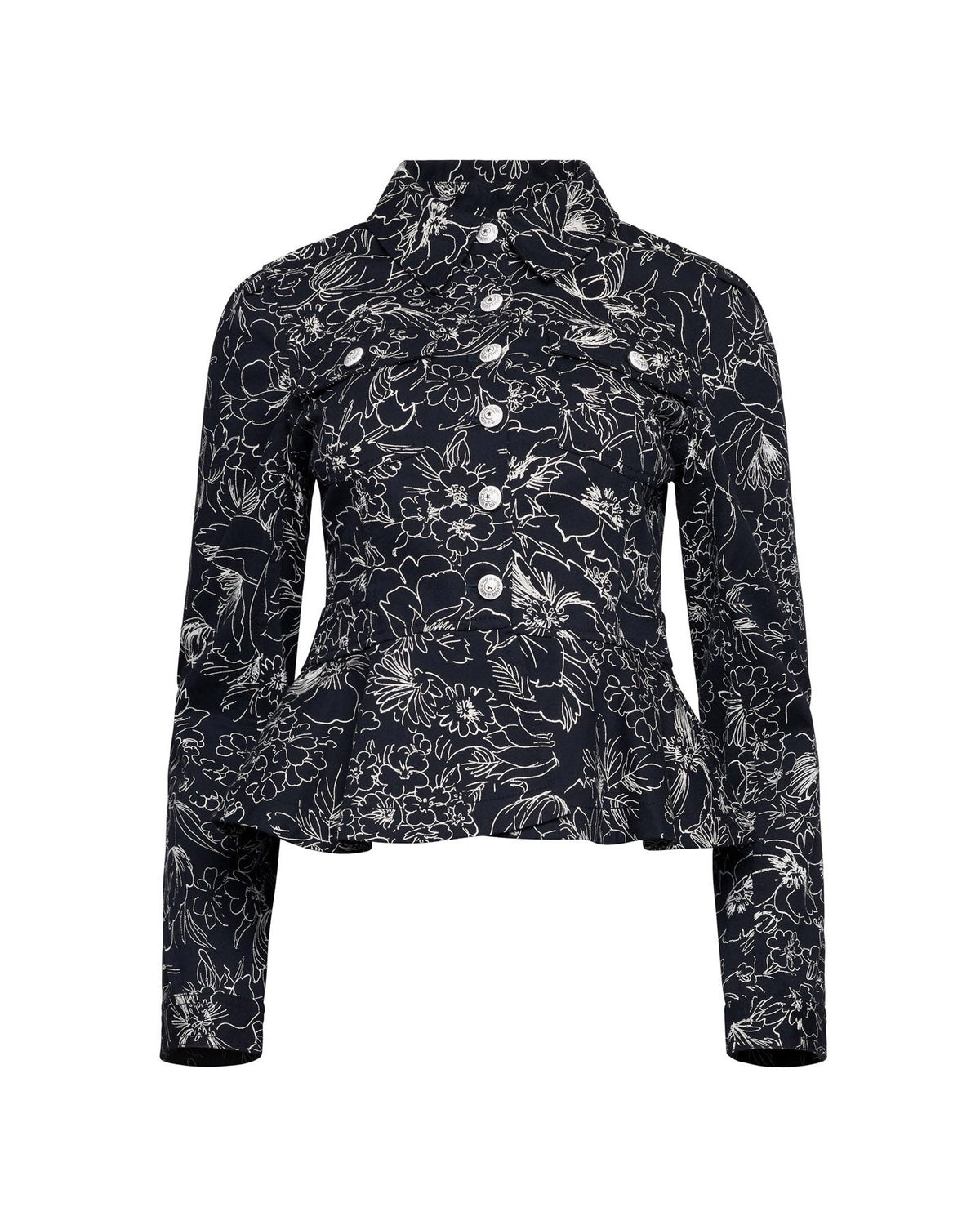 Cinq à Sept Garden Doodle Lainy Jacket