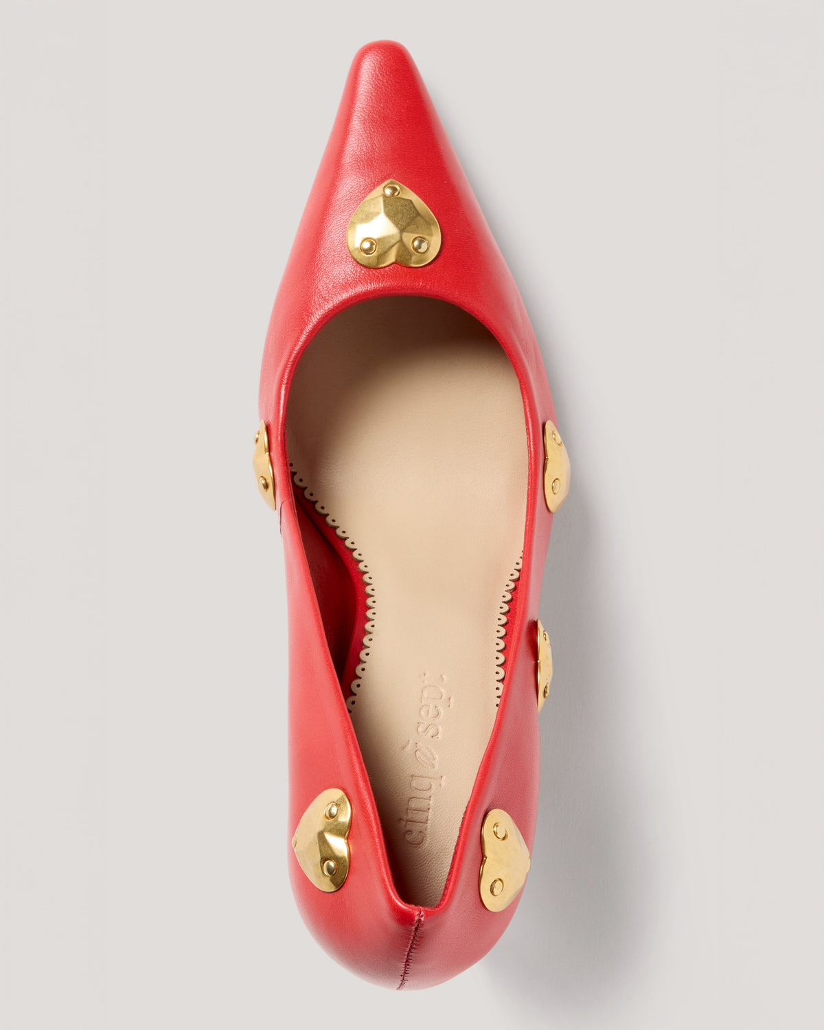 Cinq à Sept Luna Metal Hearts Pump
