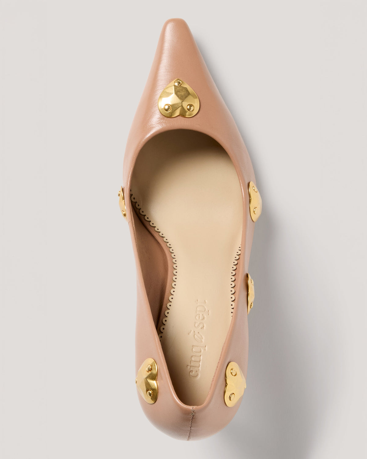 Cinq à Sept Luna Metal Hearts Pump