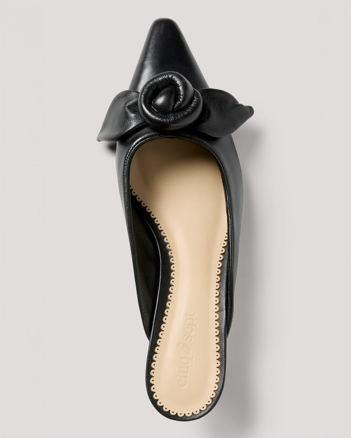 Cinq à Sept Layla Knotted Rose Kitten Heel