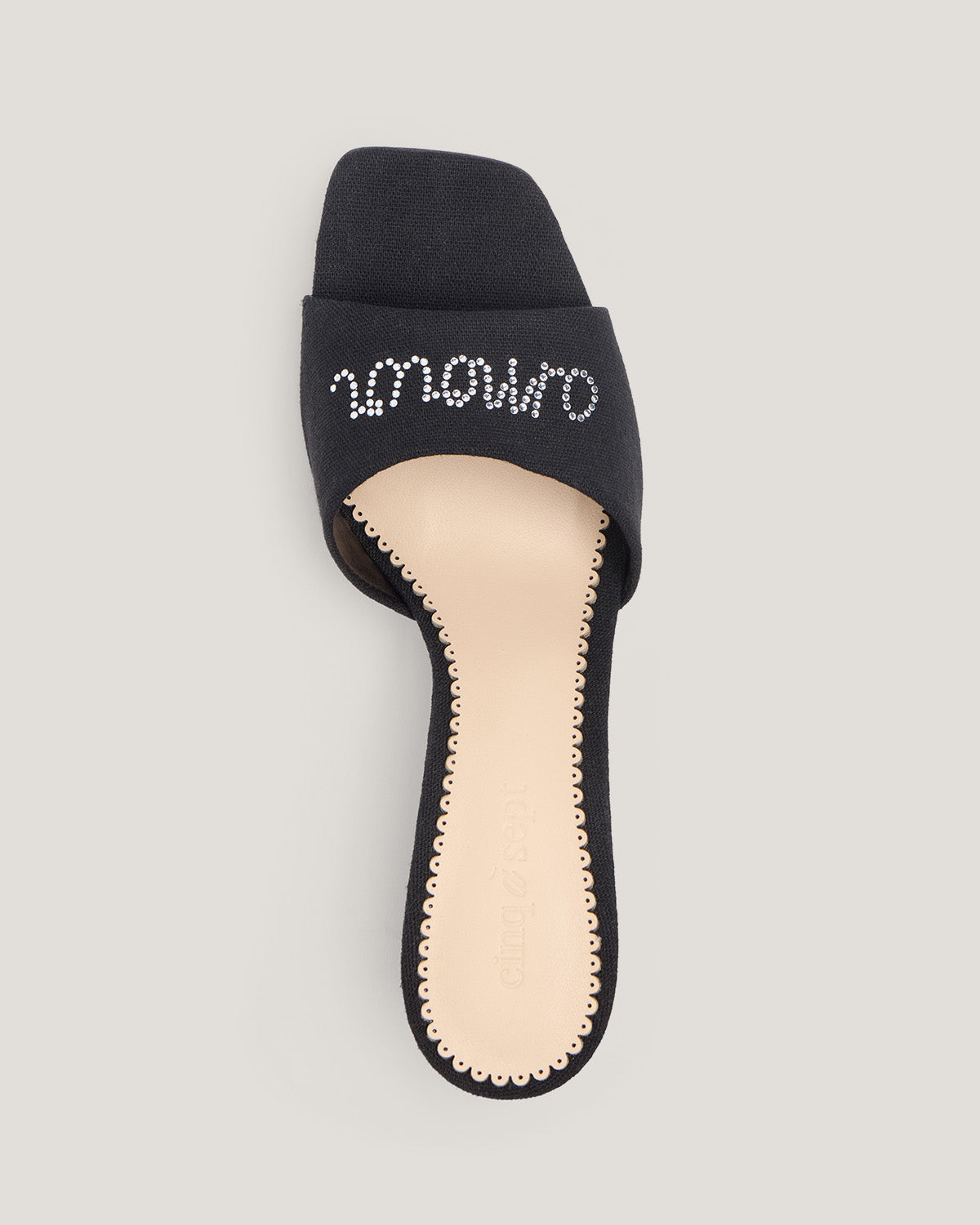 Cinq à Sept June Heatset Linen Mule