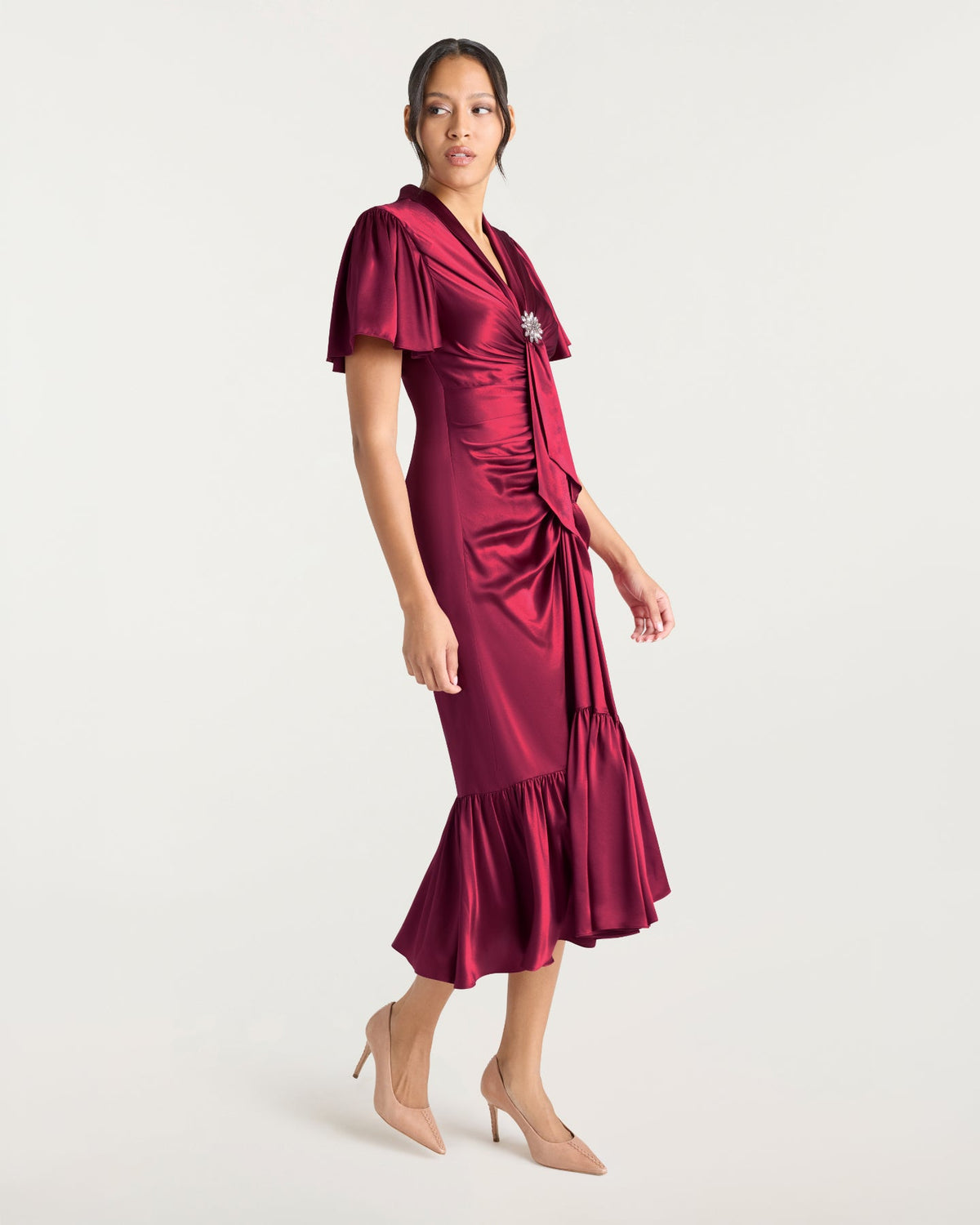 Cinq à Sept Brooch Peeta Dress