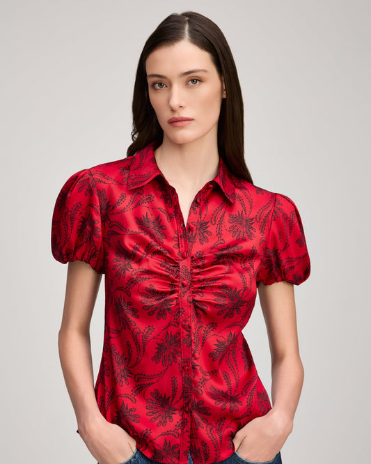 Cinq à Sept Paisley Fan Solange Top