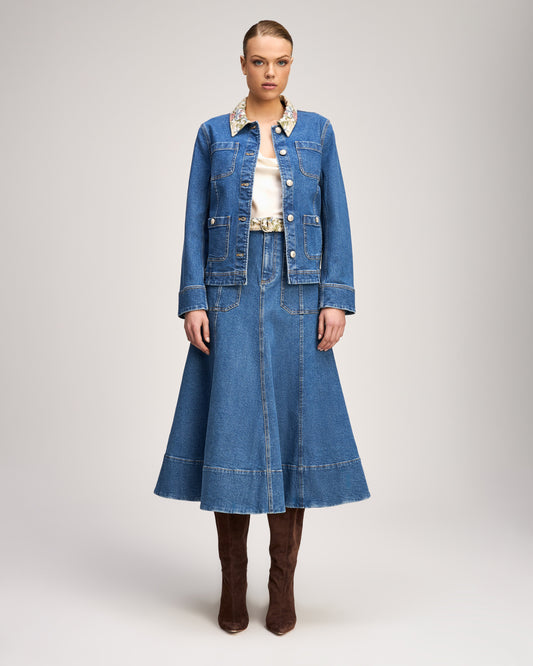 Cinq à Sept Dalton Jean Jacket