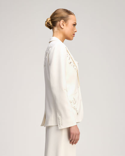 Cinq à Sept Rococo Embroidered Karlie Blazer