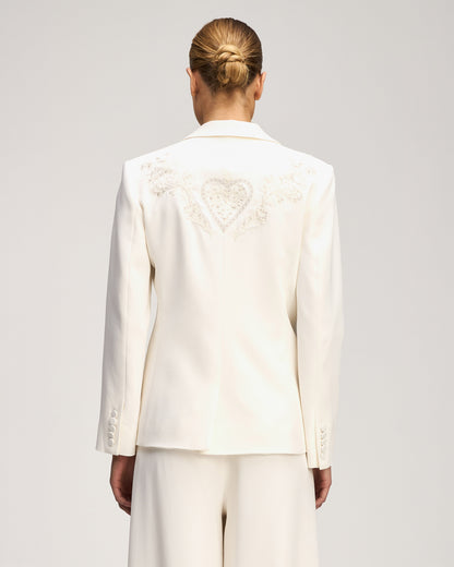 Cinq à Sept Rococo Embroidered Karlie Blazer