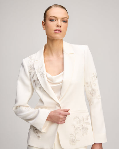 Cinq à Sept Rococo Embroidered Karlie Blazer