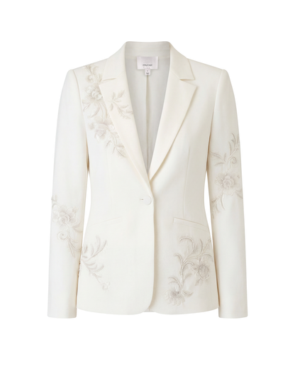 Cinq à Sept Rococo Embroidered Karlie Blazer