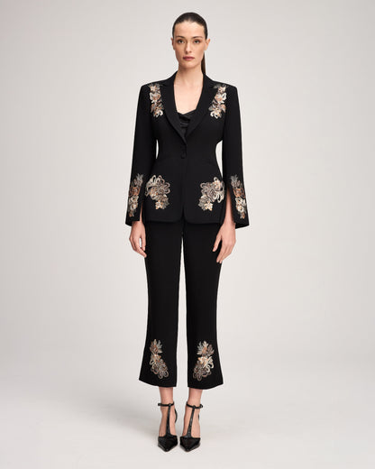 Cinq à Sept Floral Border Isby Jacket