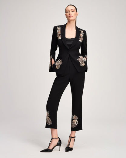 Cinq à Sept Floral Border Isby Jacket