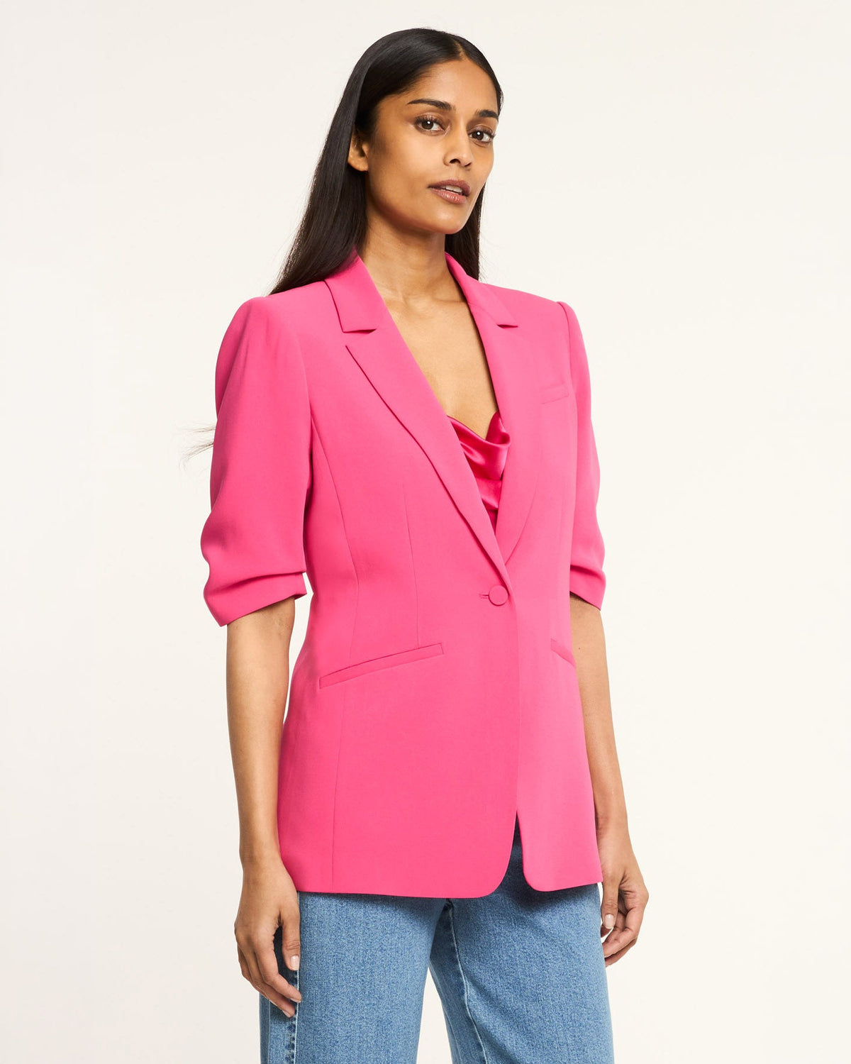 Cinq à Sept Short Sleeve Khloe Blazer