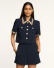 Navy/champagne
