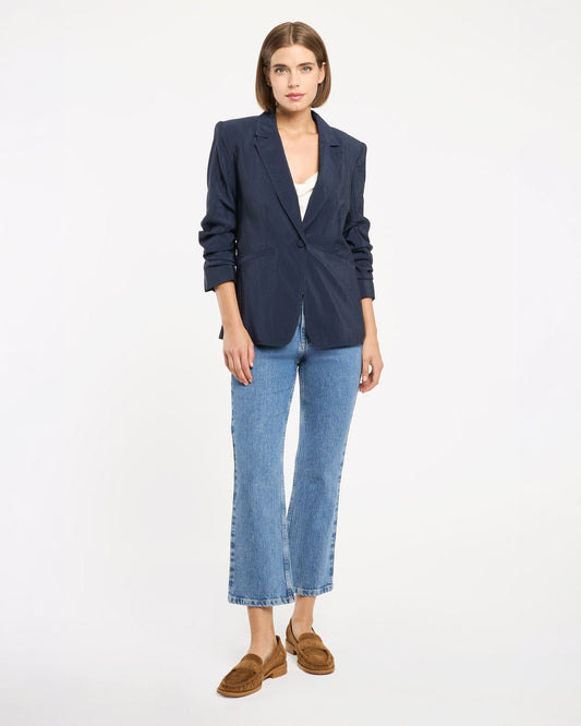 Cinq à Sept Tumbled Woven Khloe Blazer