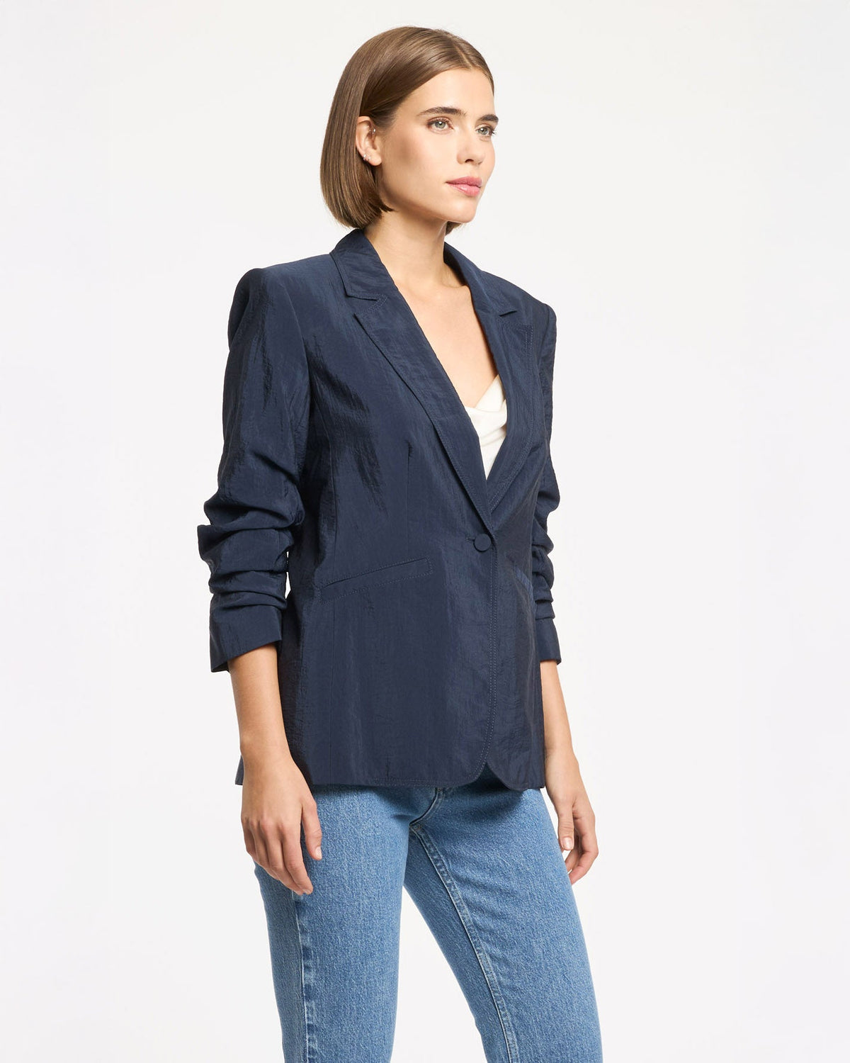 Cinq à Sept Tumbled Woven Khloe Blazer