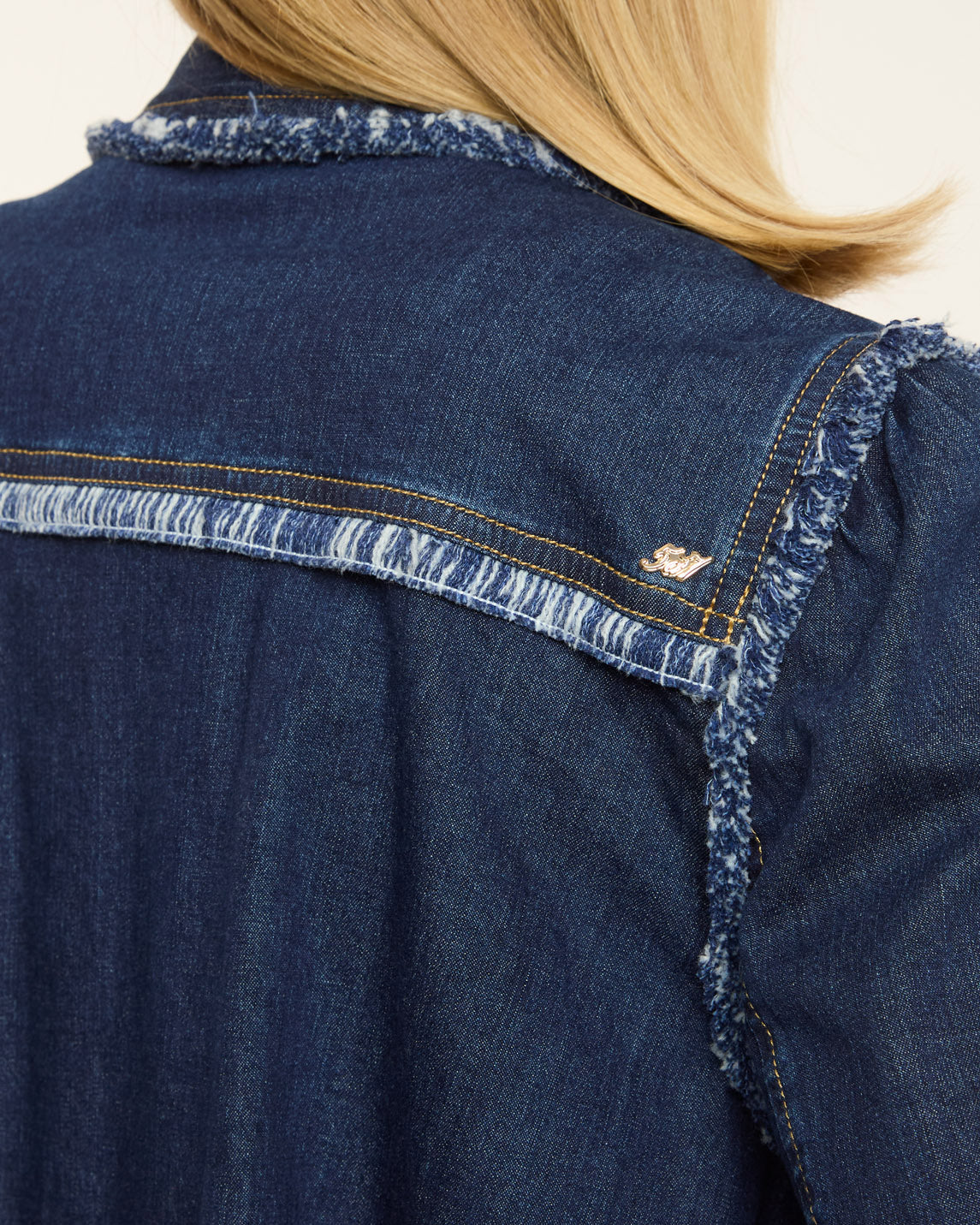 Cinq à Sept Bicolor Fringe Indria Jacket