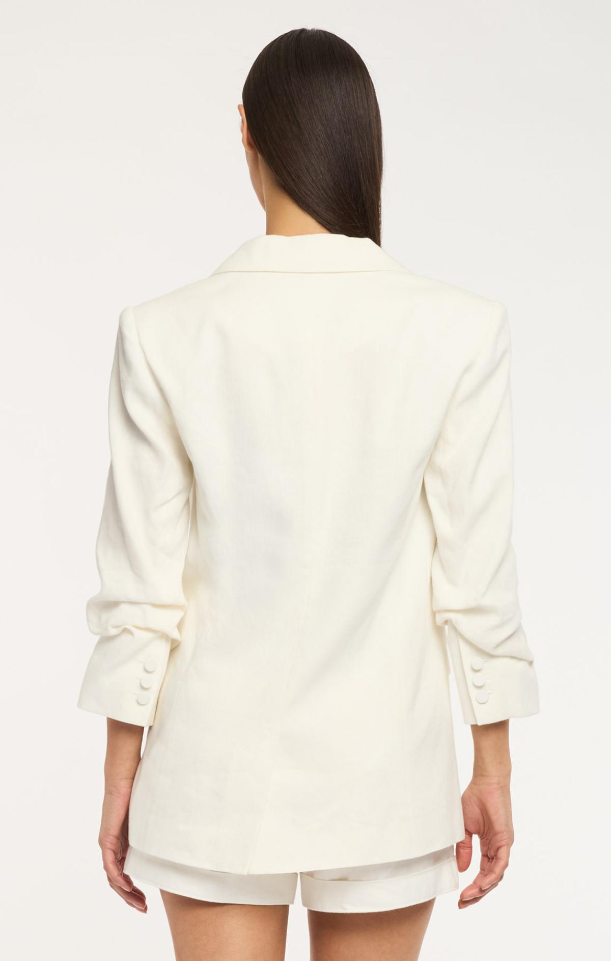 Cinq à Sept Linen Suiting Kylie Blazer