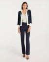 Navy/ivory