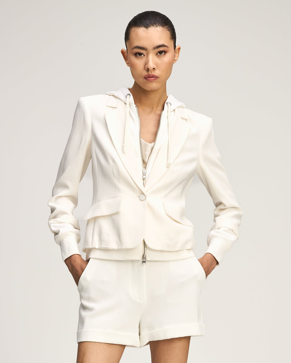 Cinq à Sept Zip Up Le Petit Khloe Blazer