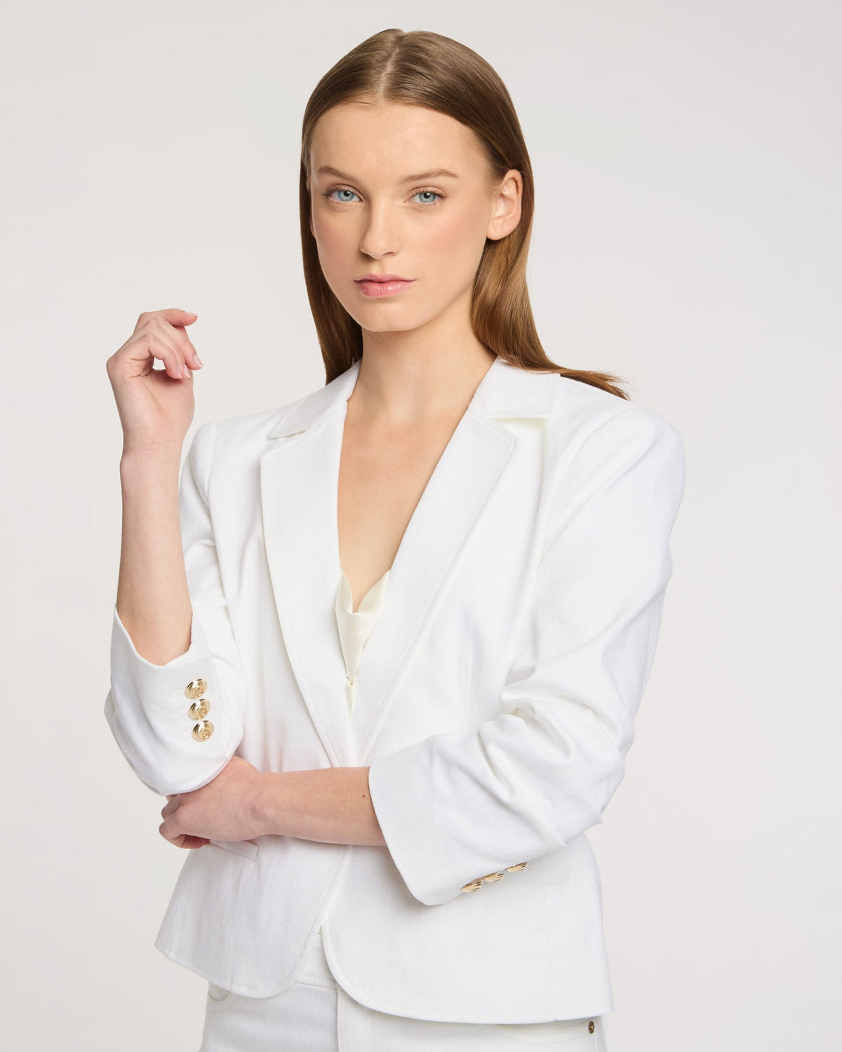 Cinq à Sept Le Petit Khloe Jean Blazer