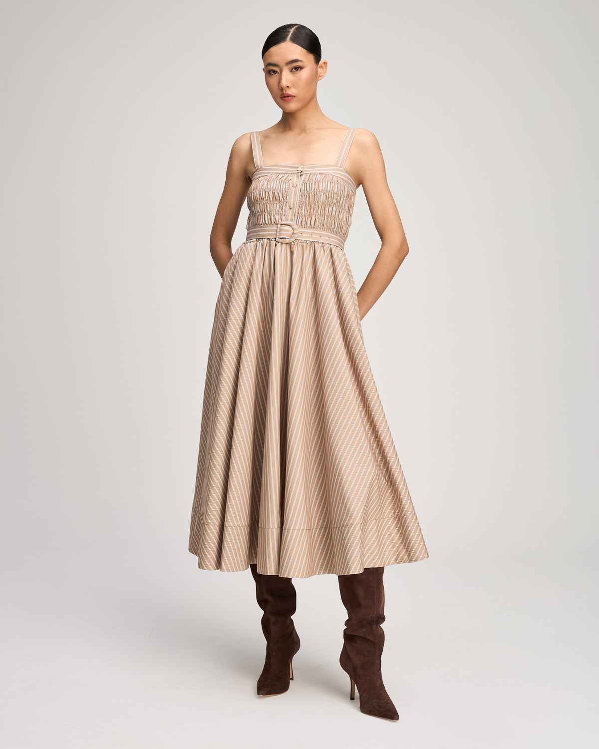 Cinq à Sept Clara Stripe Zoie Dress