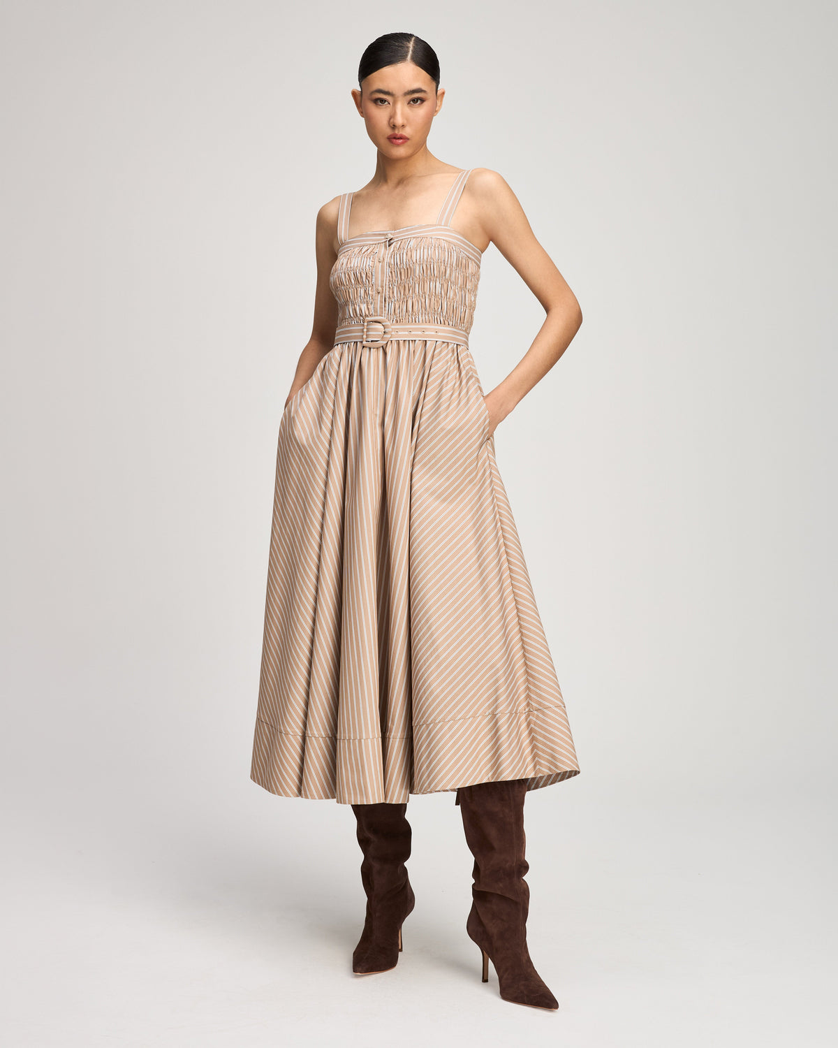 Cinq à Sept Clara Stripe Zoie Dress