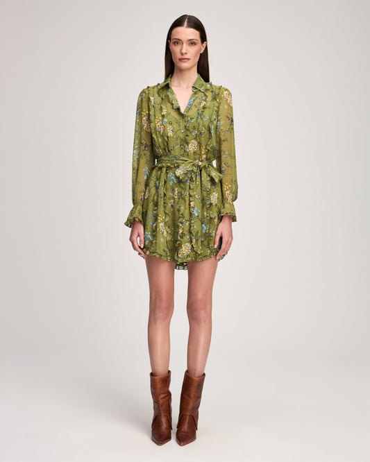 Cinq à Sept Windswept Floral Estelle Dress