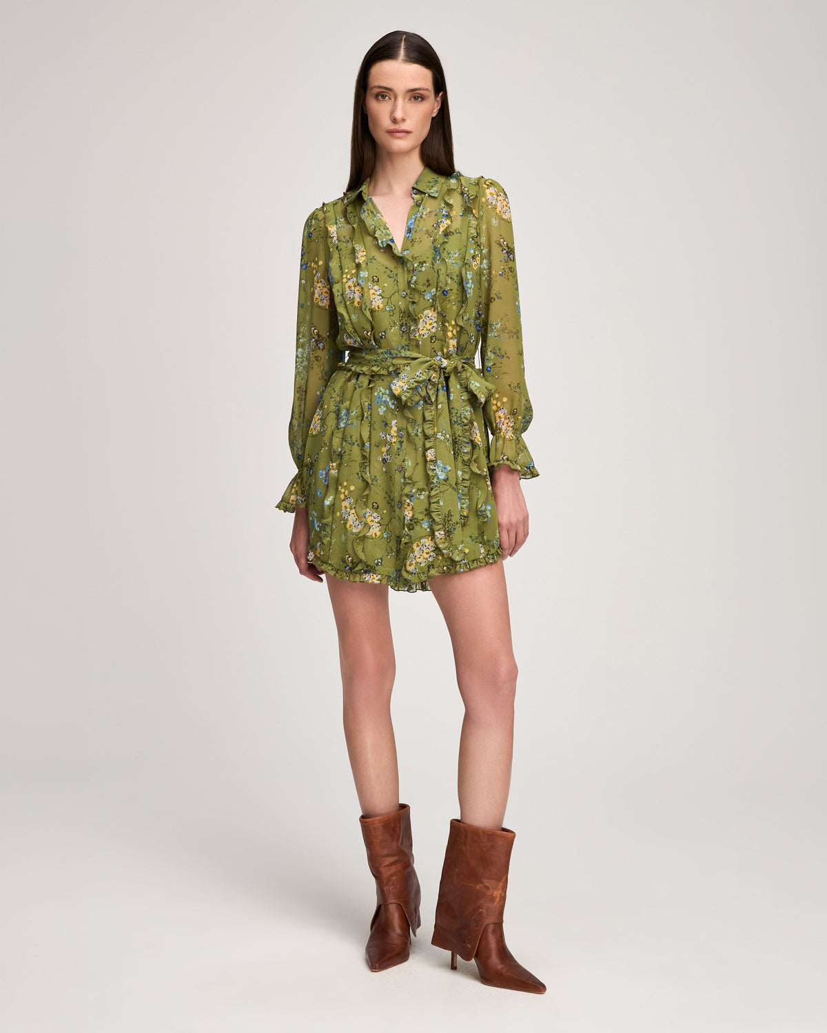 Cinq à Sept Windswept Floral Estelle Dress