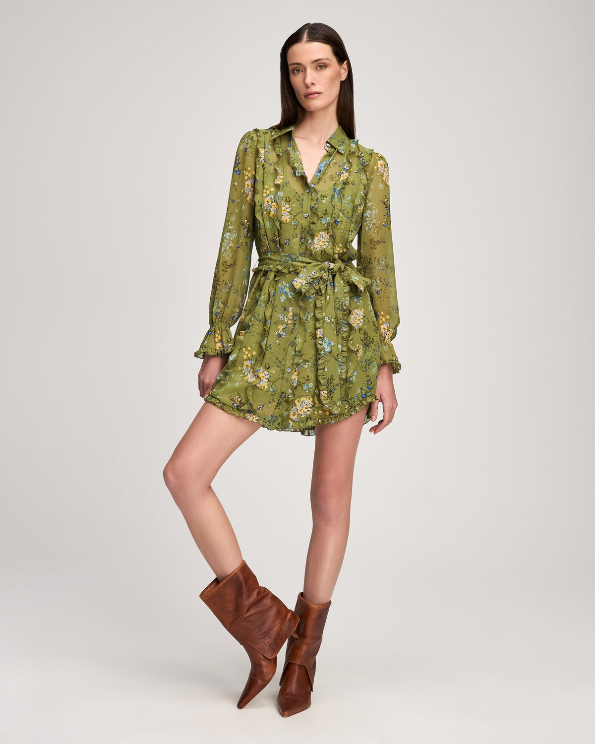 Cinq à Sept Windswept Floral Estelle Dress