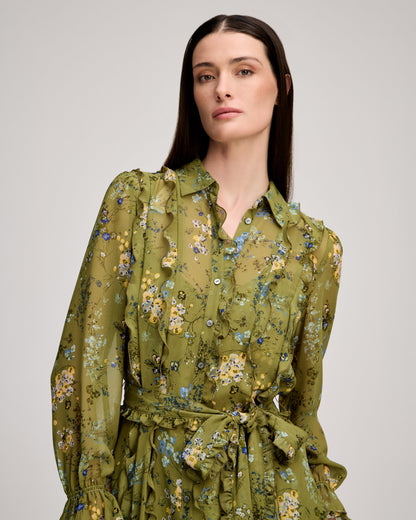 Cinq à Sept Windswept Floral Estelle Dress