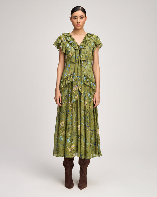 Cinq à Sept Windswept Floral Sevi Dress