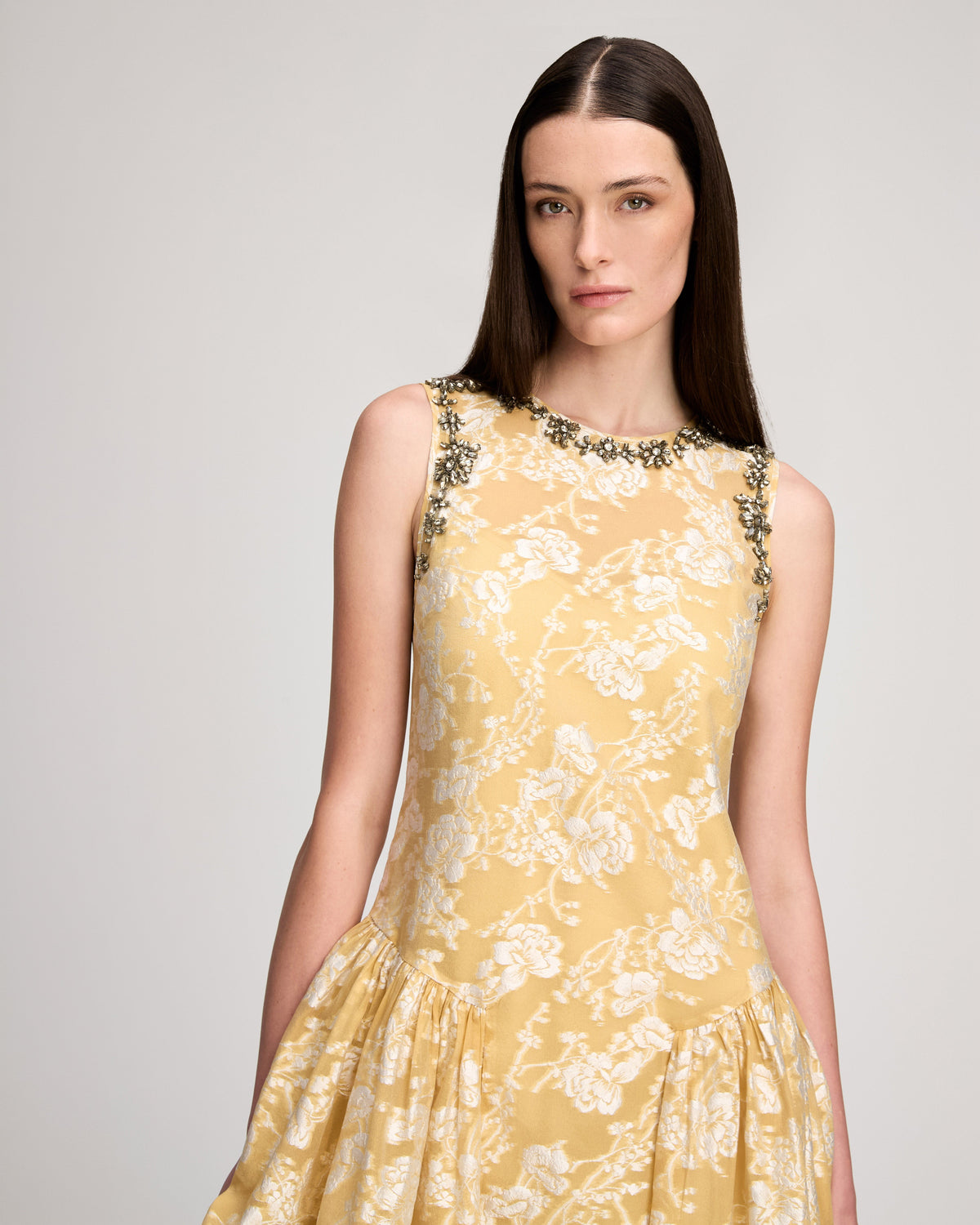 Cinq à Sept Organza Jacquard Florence Dress
