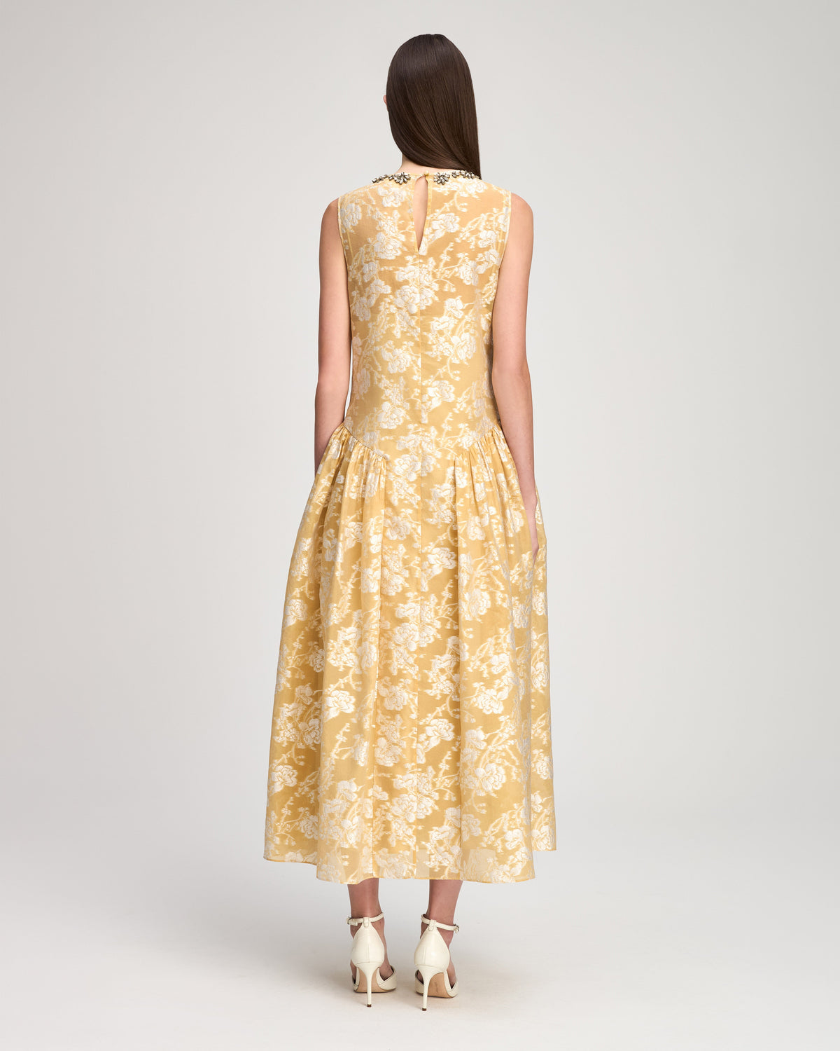 Cinq à Sept Organza Jacquard Florence Dress
