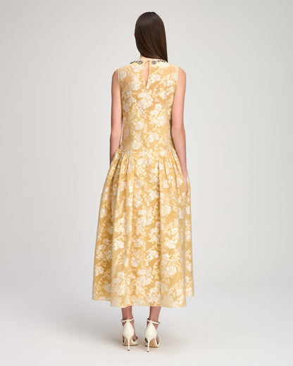 Cinq à Sept Organza Jacquard Florence Dress