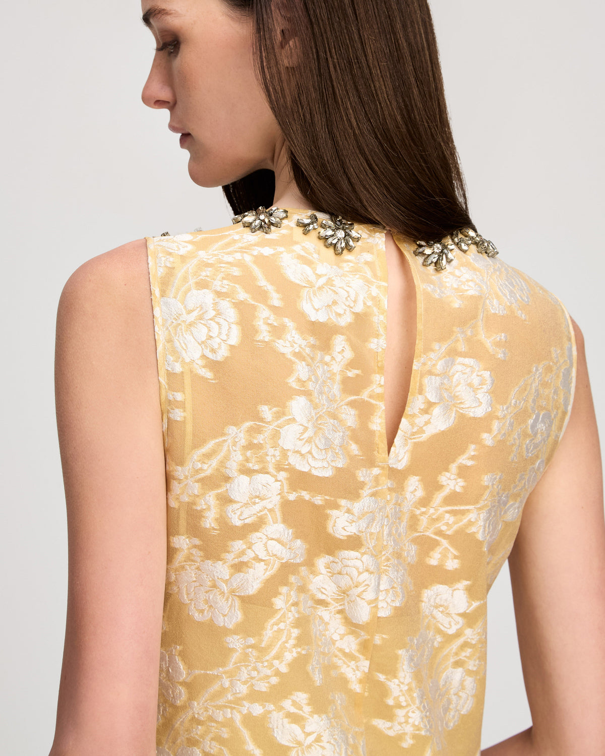 Cinq à Sept Organza Jacquard Florence Dress