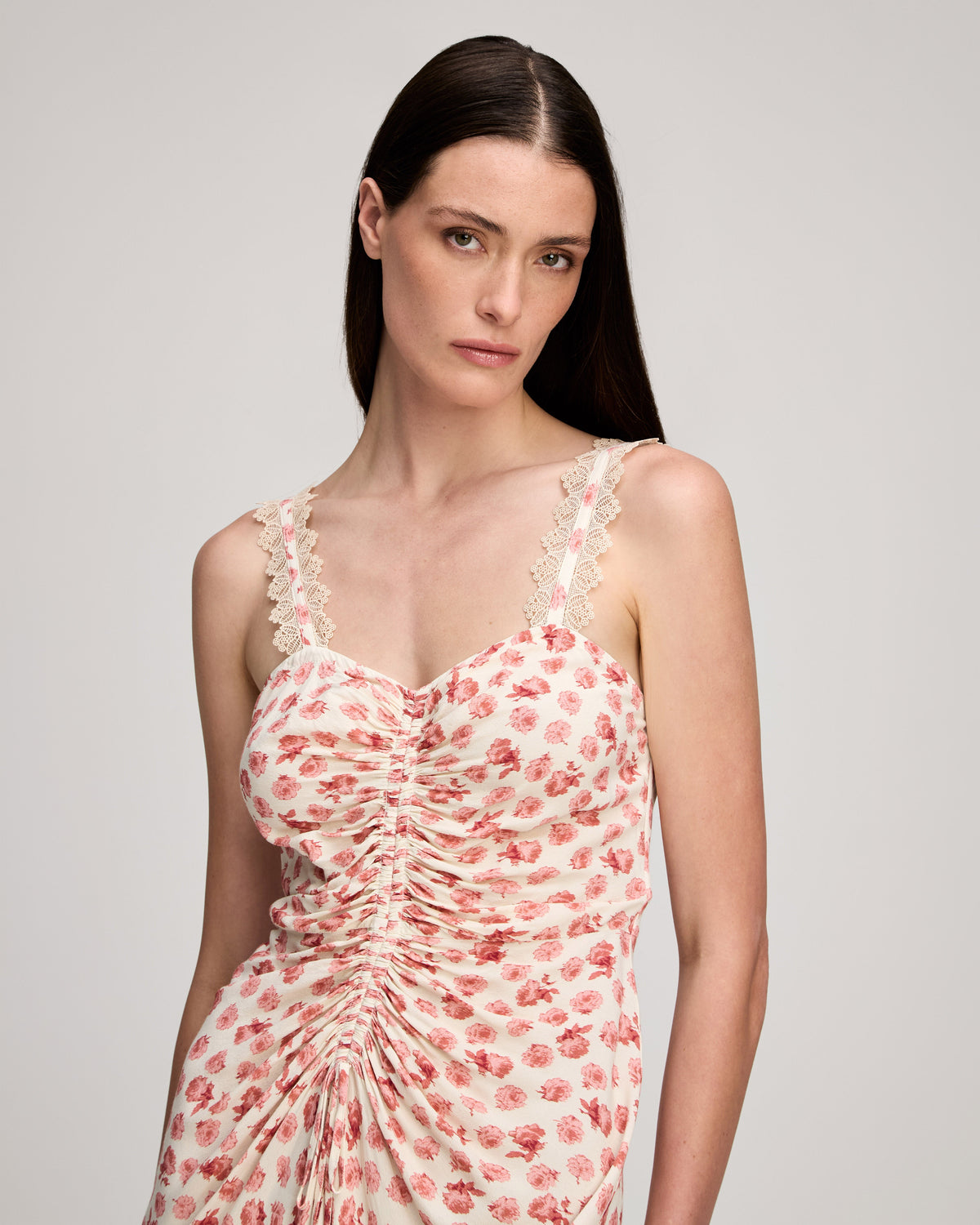 Cinq à Sept Mini Ikat Roses Stevie Dress