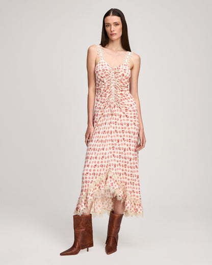 Cinq à Sept Mini Ikat Roses Stevie Dress