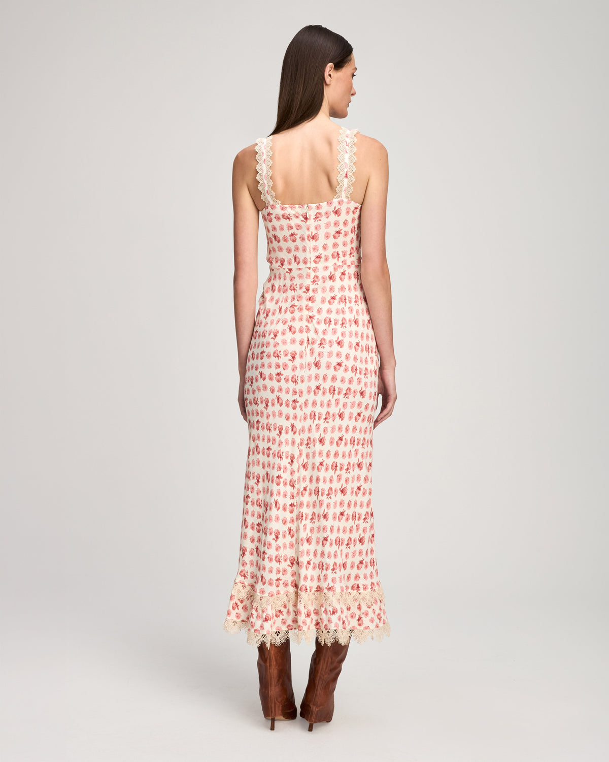 Cinq à Sept Mini Ikat Roses Stevie Dress