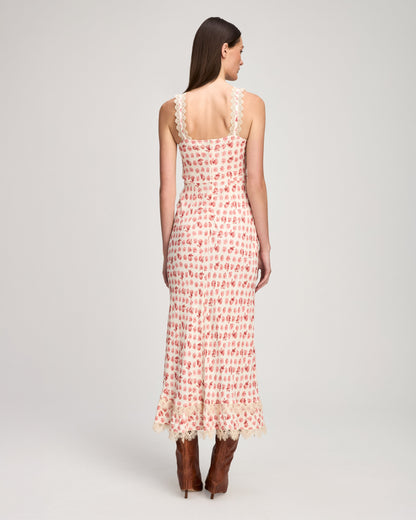 Cinq à Sept Mini Ikat Roses Stevie Dress