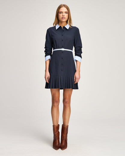Cinq à Sept Stripe Shirting Lucilla Dress