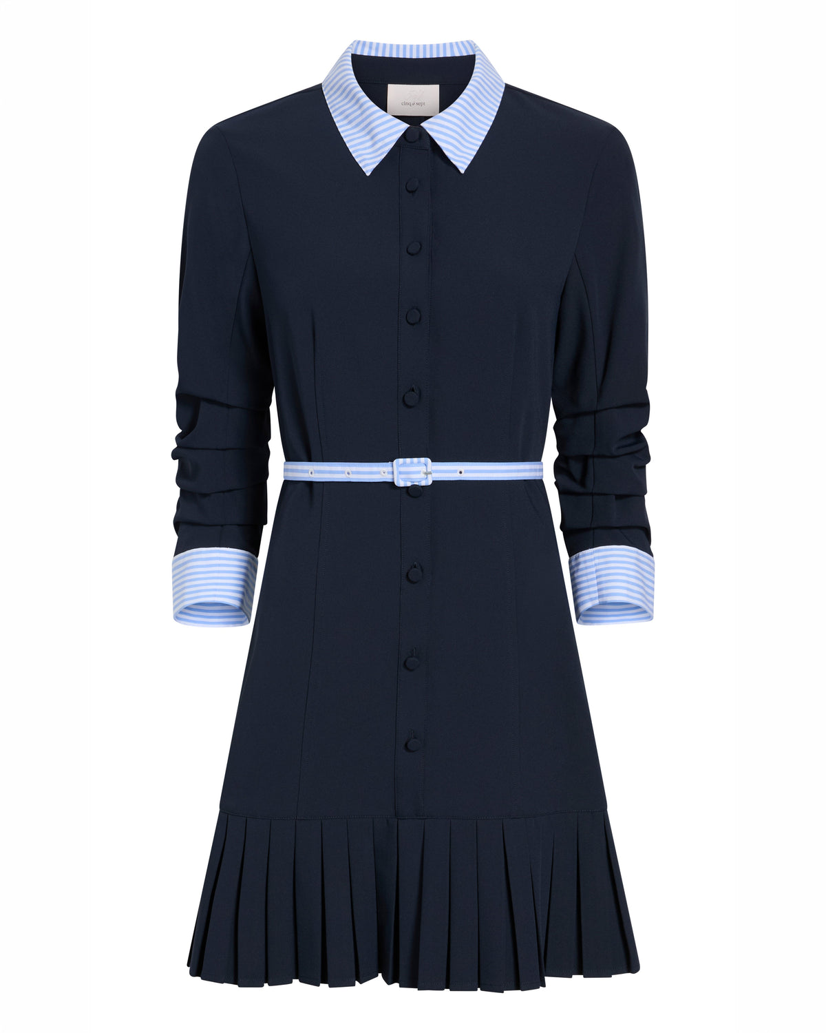 Cinq à Sept Stripe Shirting Lucilla Dress