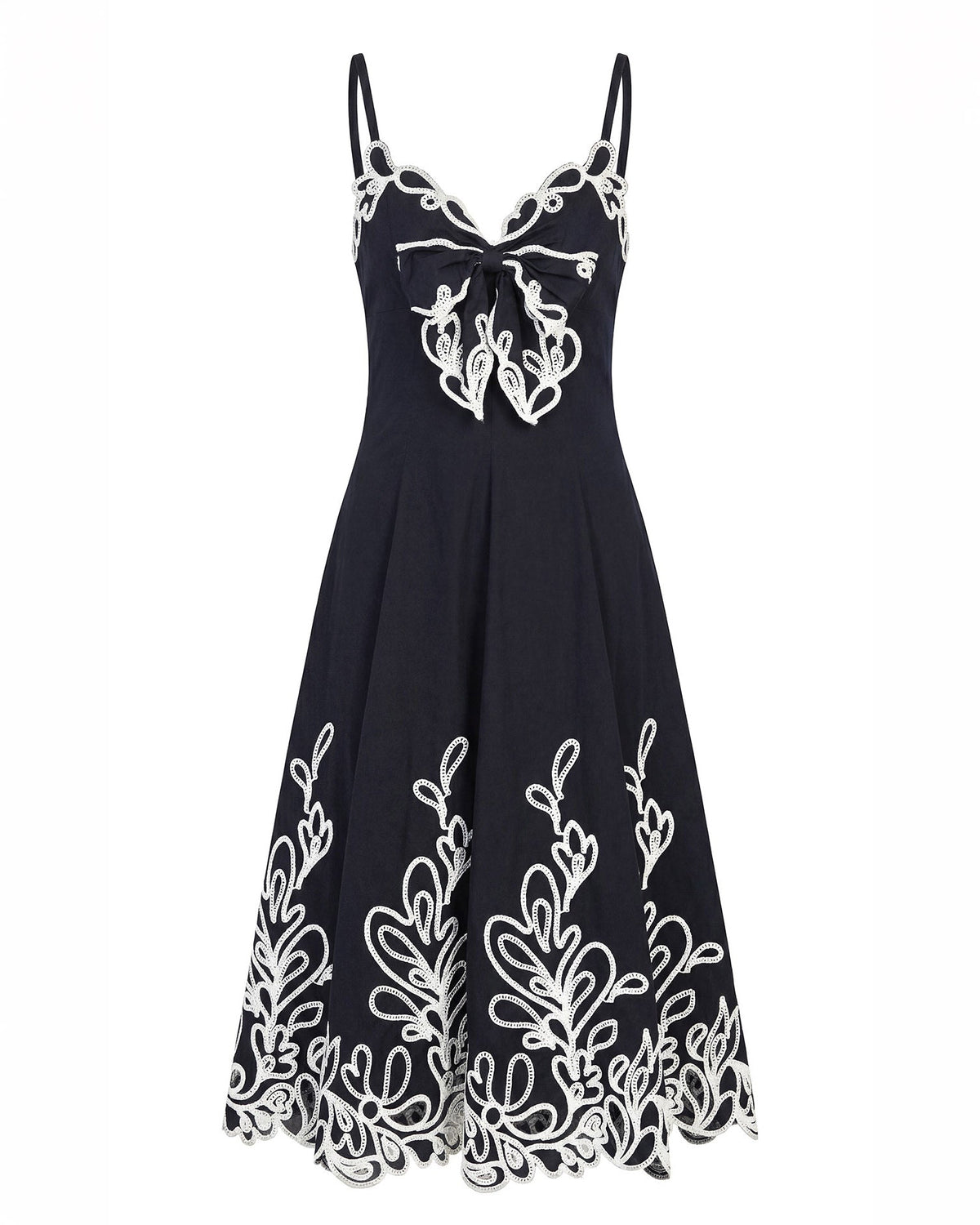 Cinq à Sept Paisley Bloom Embroidered Dama Dress