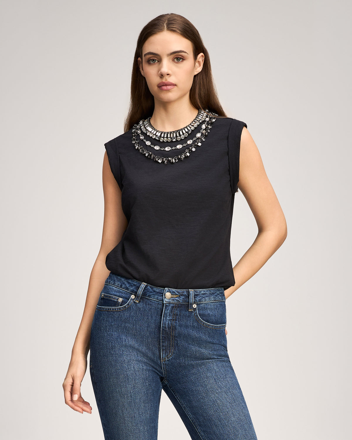 Cinq à Sept Chunky Layered Necklace Bella Tee