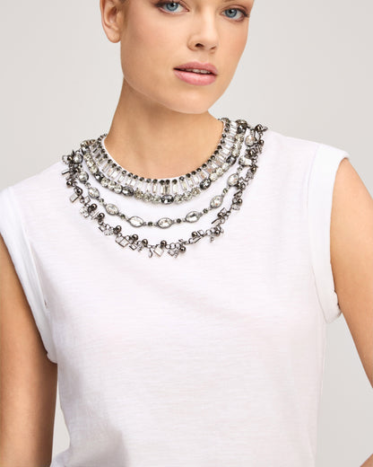 Cinq à Sept Chunky Layered Necklace Bella Tee