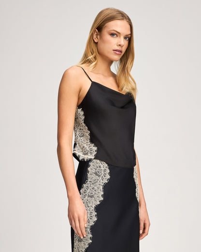 Cinq à Sept Esme Satin Lace Petit Marta Cami