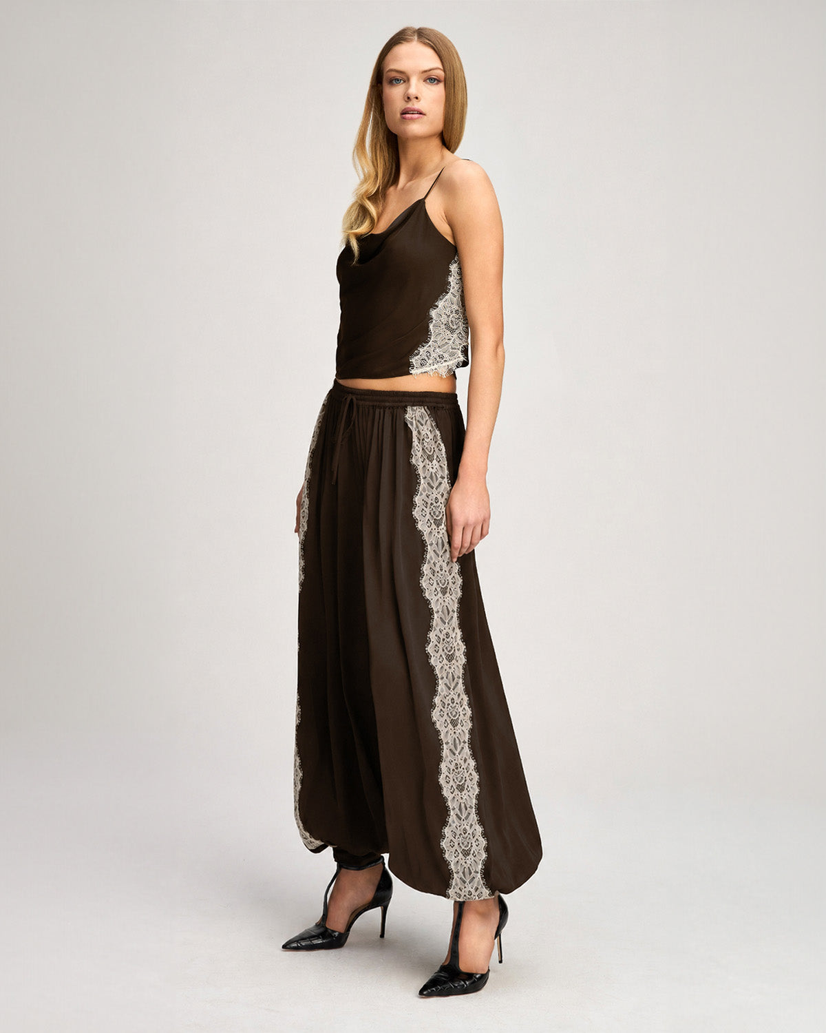 Cinq à Sept Esme Satin Lace Petit Marta Cami