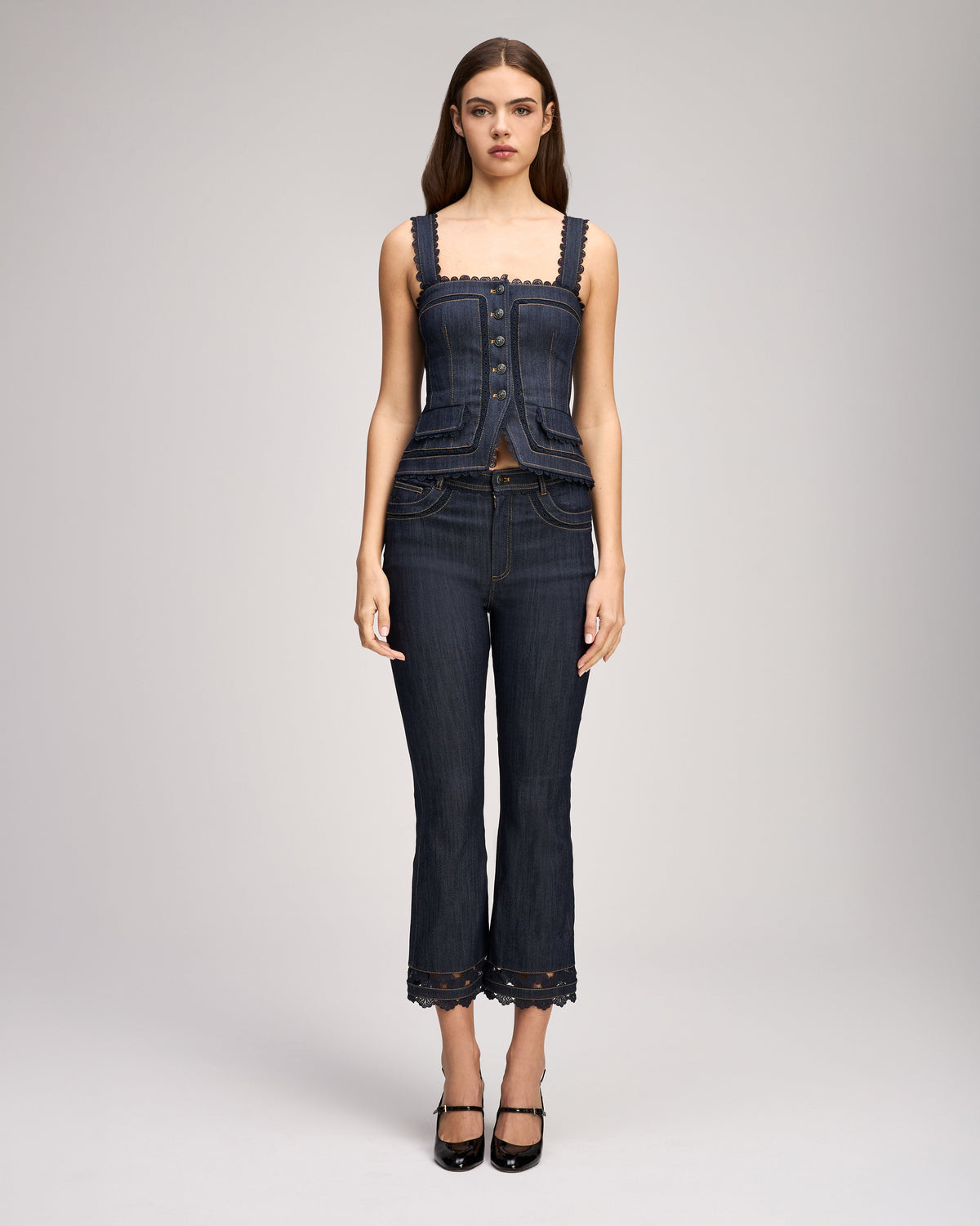 Cinq à Sept Guipure Lace Myra Jean Top