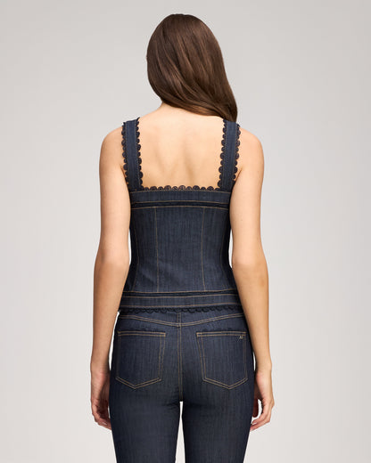 Cinq à Sept Guipure Lace Myra Jean Top