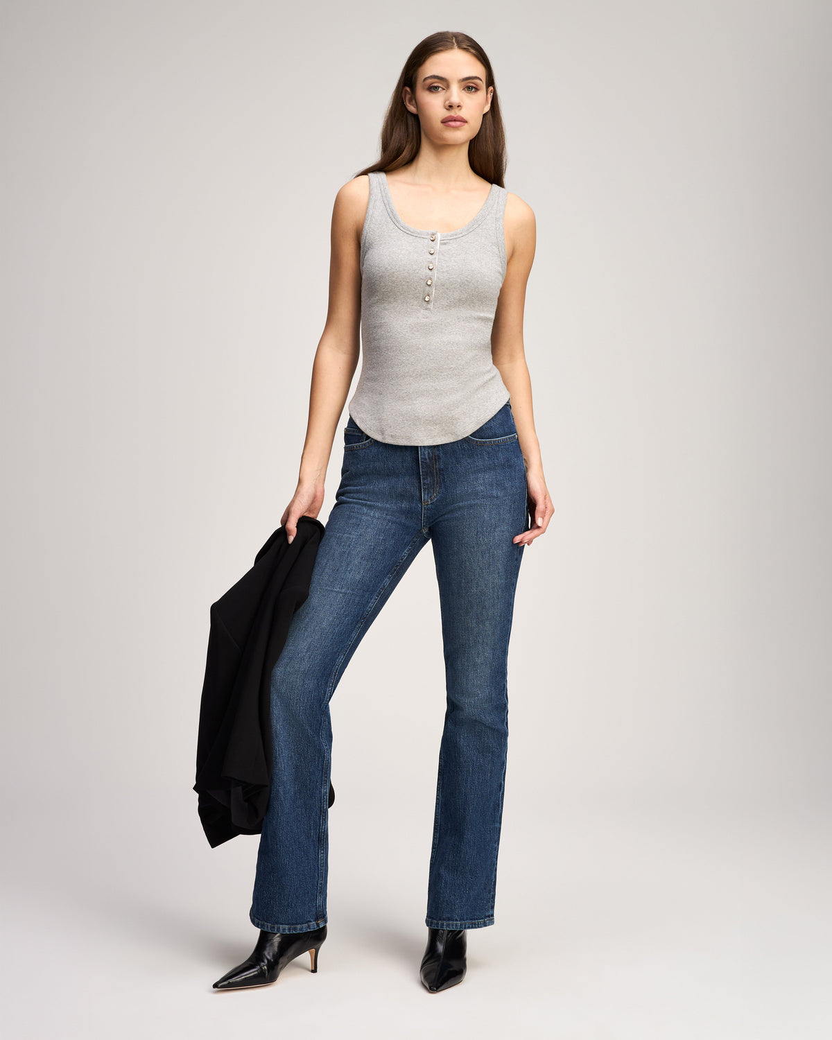 Cinq à Sept Heather Grey Ripley Top